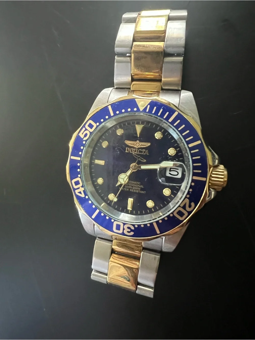 Invicta two tone stainless watch